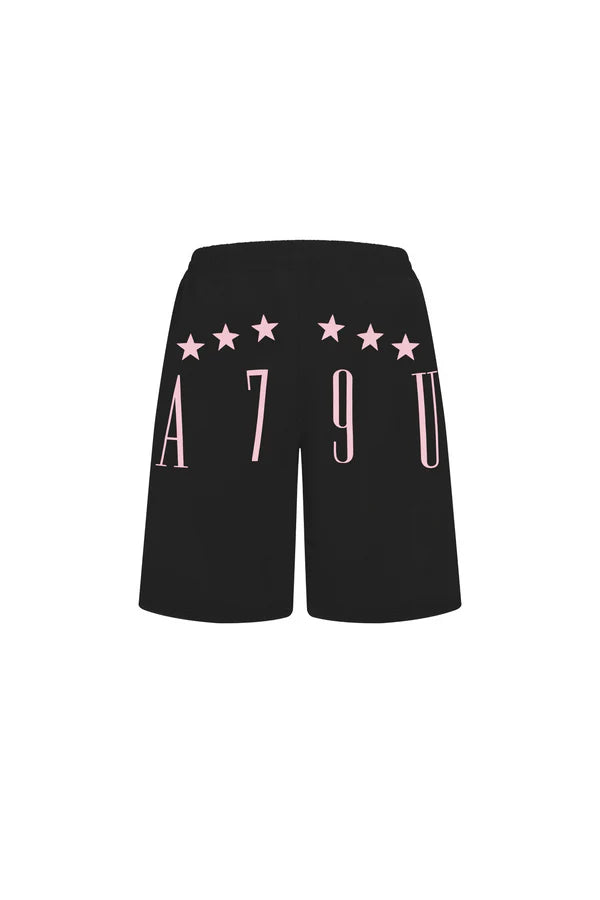 Aurum A79 Black & Pink Shorts