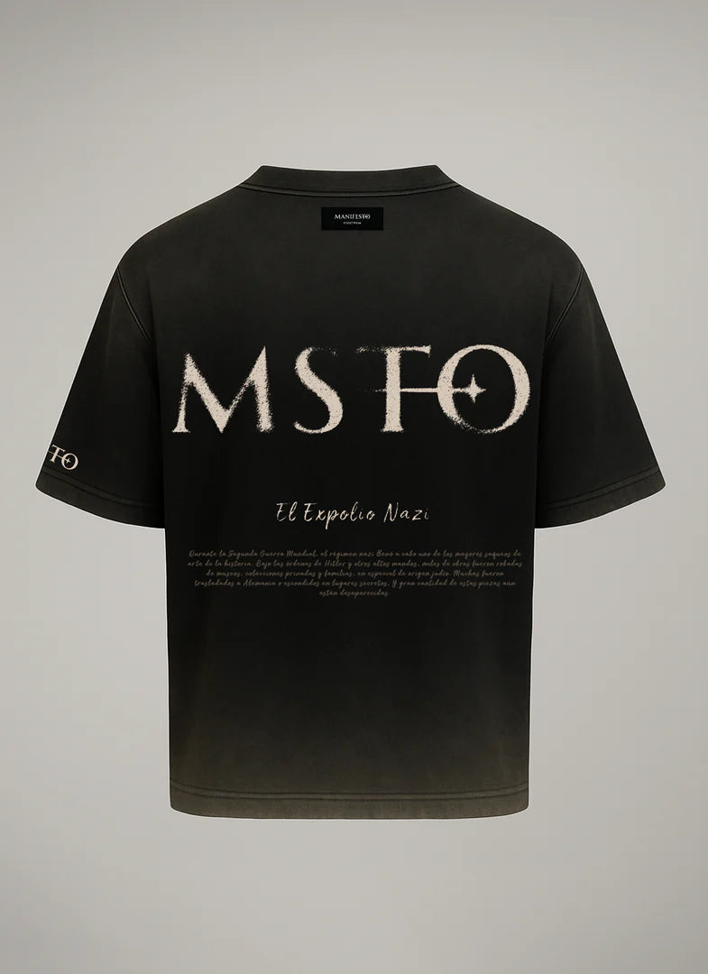 Manifesto camiseta oversize el expolio nazi