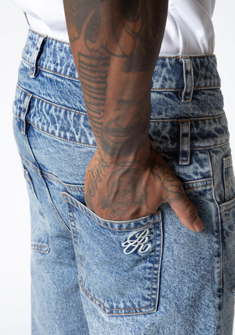 Pure dopamine light-wash jeans PUR20590