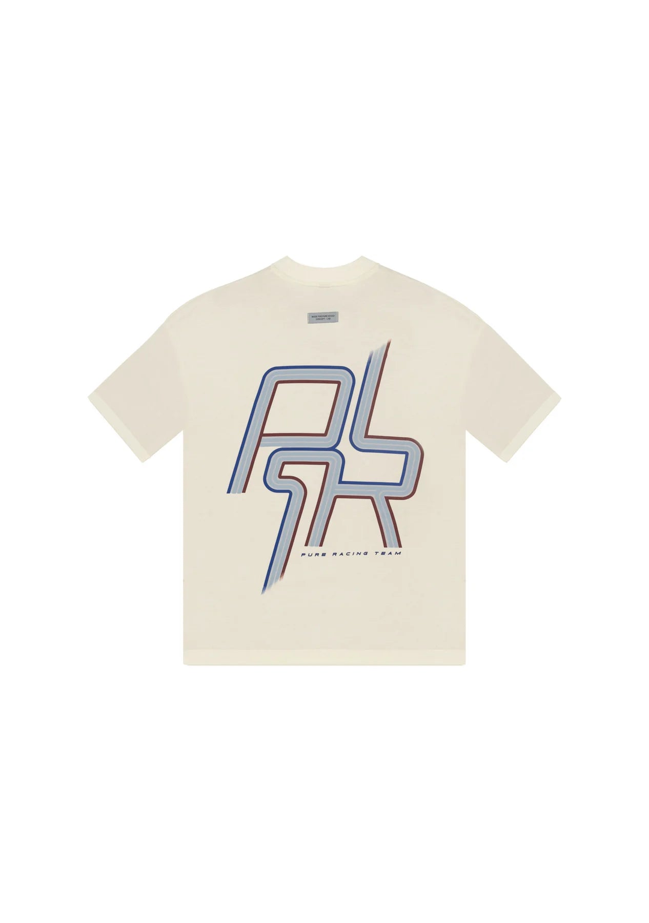 Pure Overdrive Ivory Racing Lines T-Shirt PUR22282