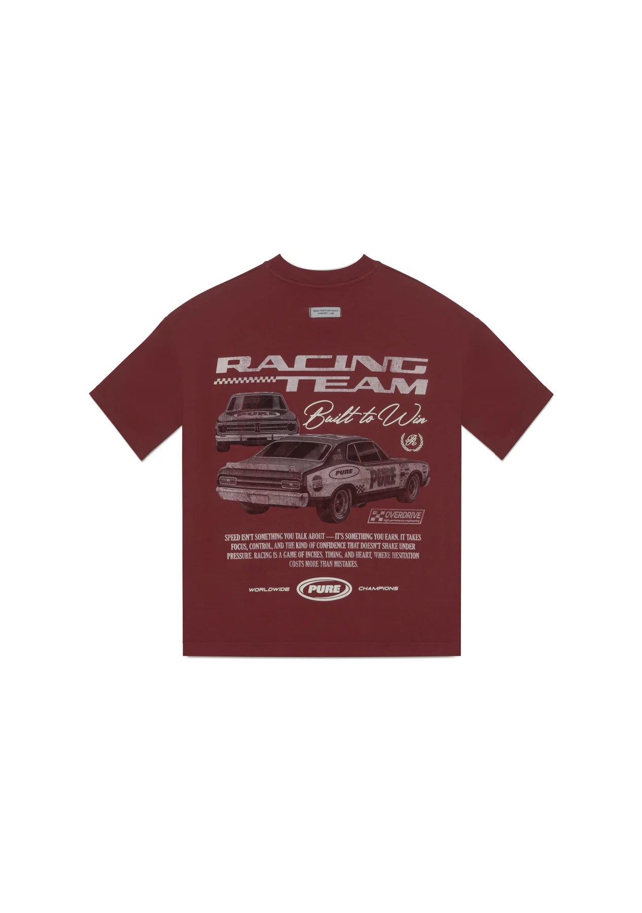 Pure Overdrive Burgundy T-Shirt PUR22288
