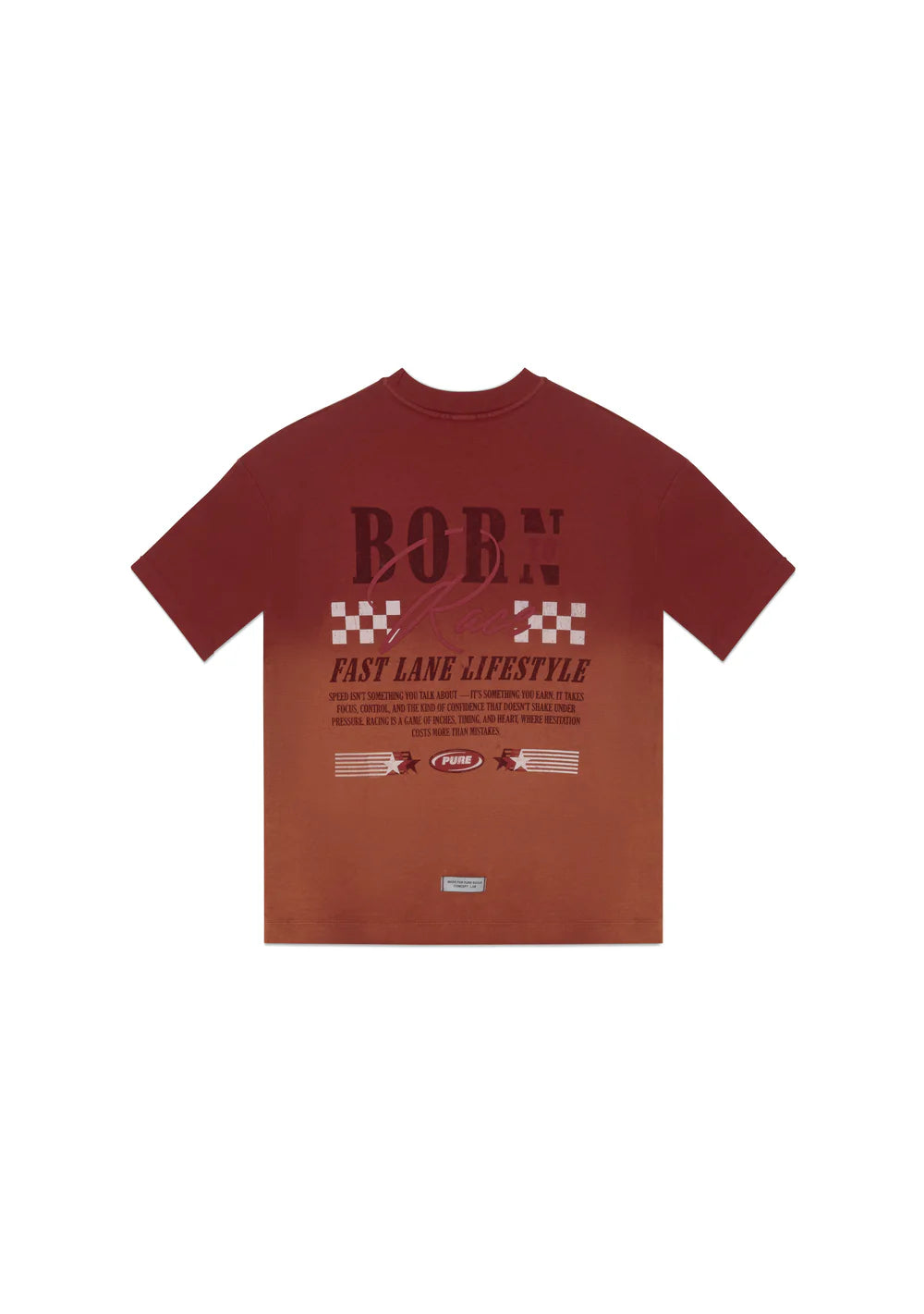 Pure Overdrive Washed Clay red T-Shirt PUR22286