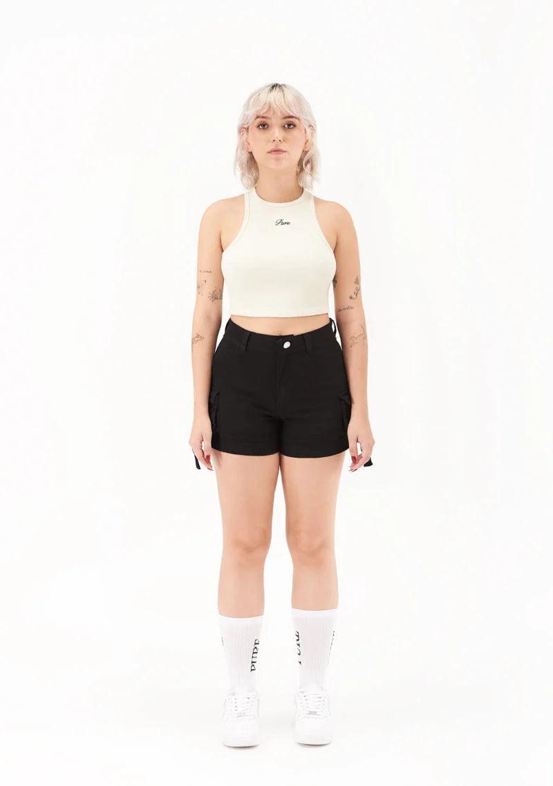 PURE CLASSIC CREAM CROP TOP PUR16868