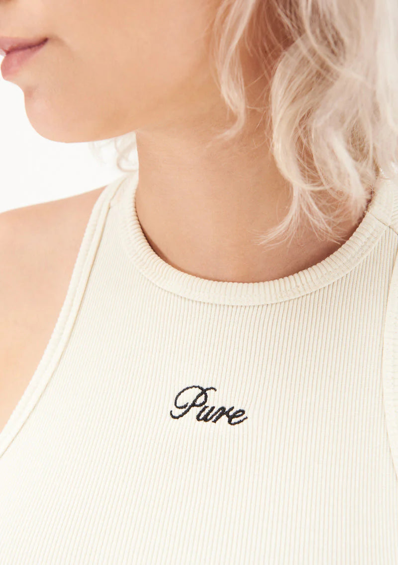 PURE CLASSIC CREAM CROP TOP PUR16868