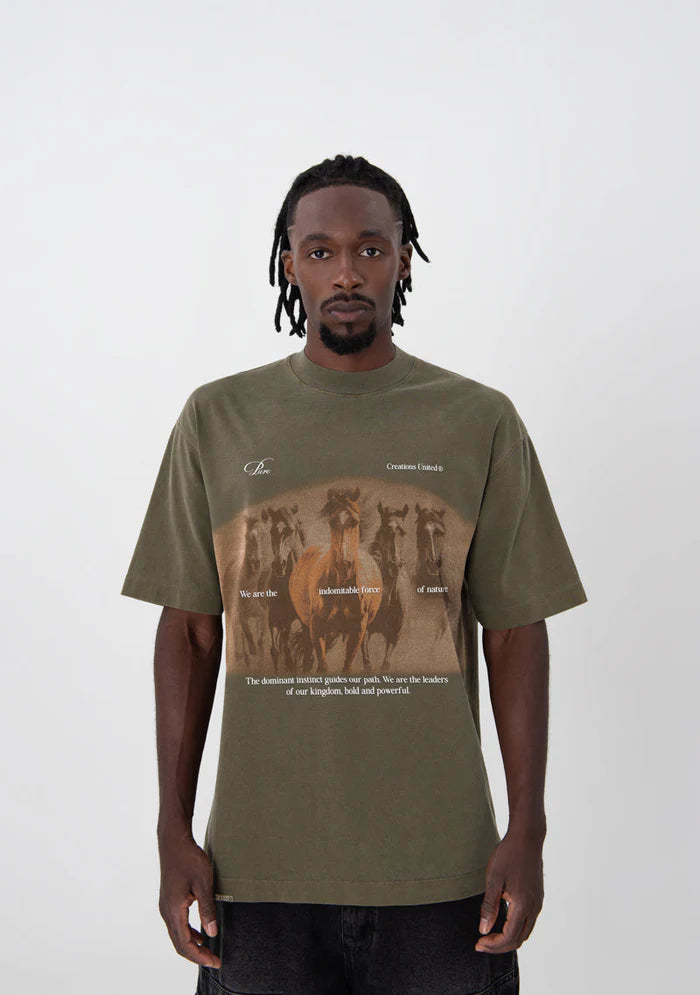 PURE UNCONTROLLED HORSES T-SHIRT PUR17700