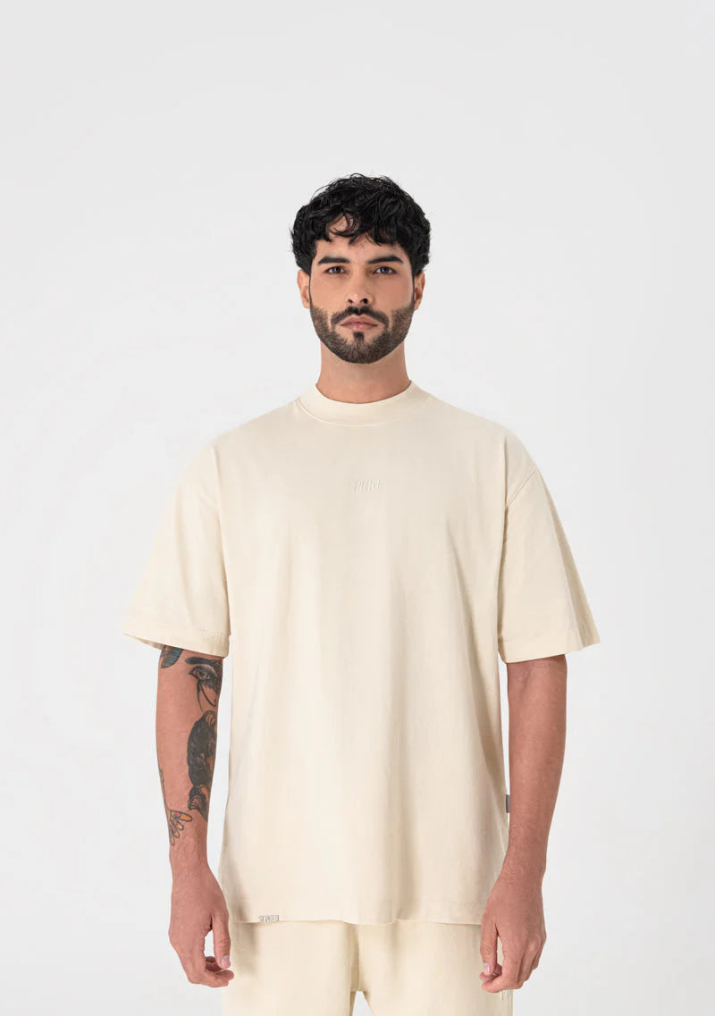 Pure Heraldic cream T-shirt PUR18519