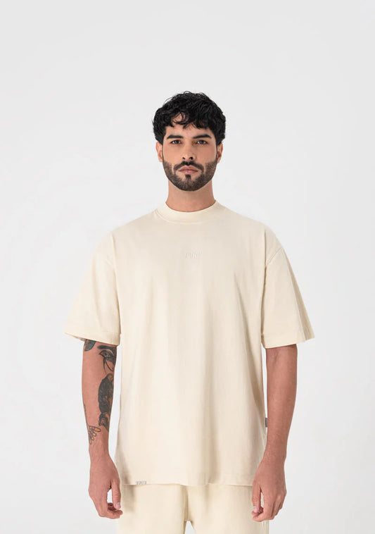 Pure Heraldic cream T-shirt PUR18519