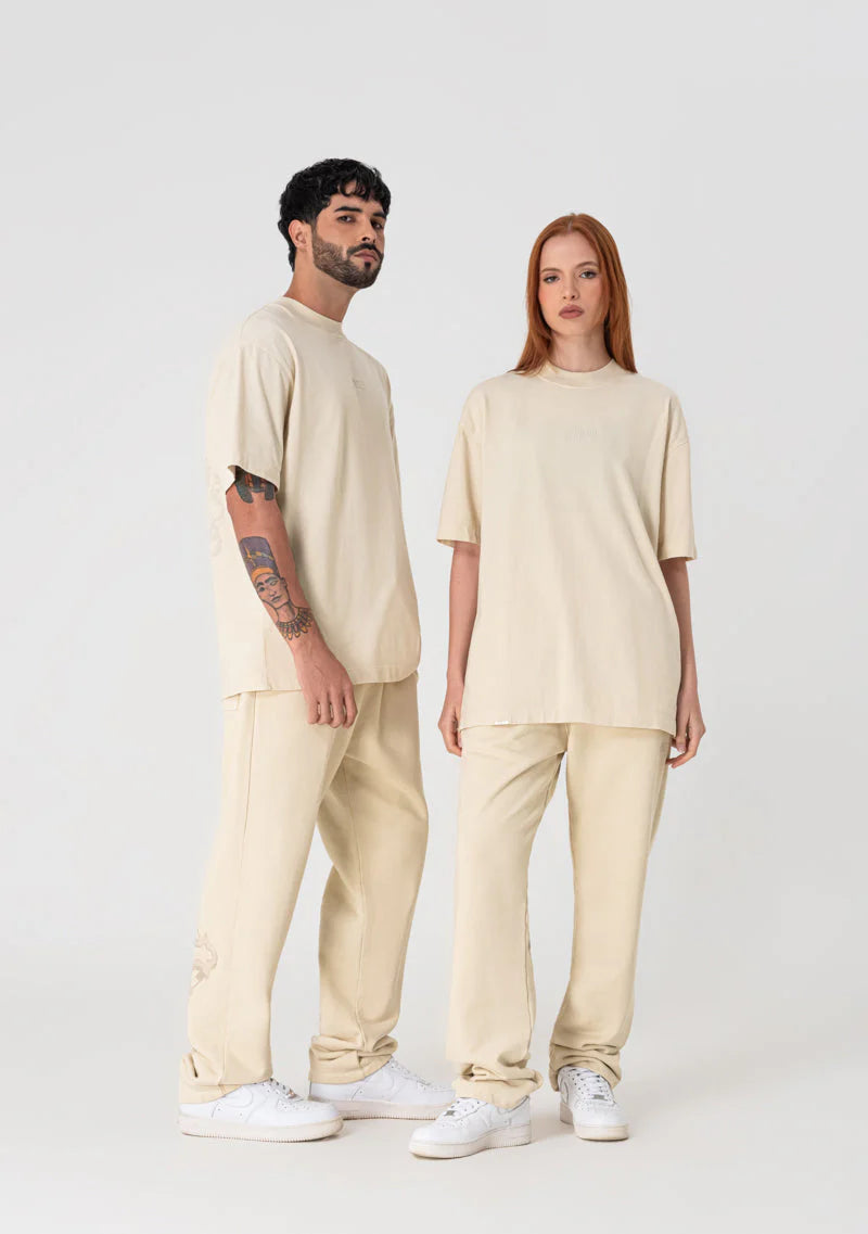 Pure Heraldic cream T-shirt PUR18519