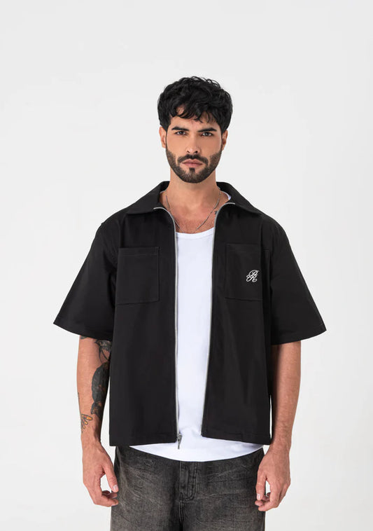Pure Heraldic negra Shirt PUR18533