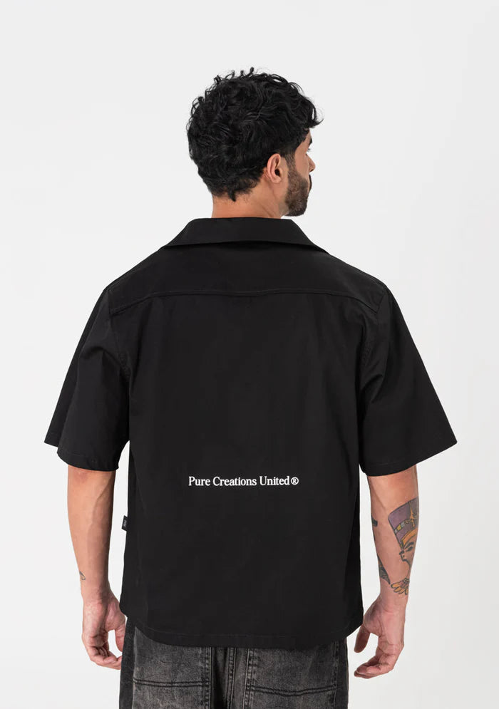 Pure Heraldic negra Shirt PUR18533