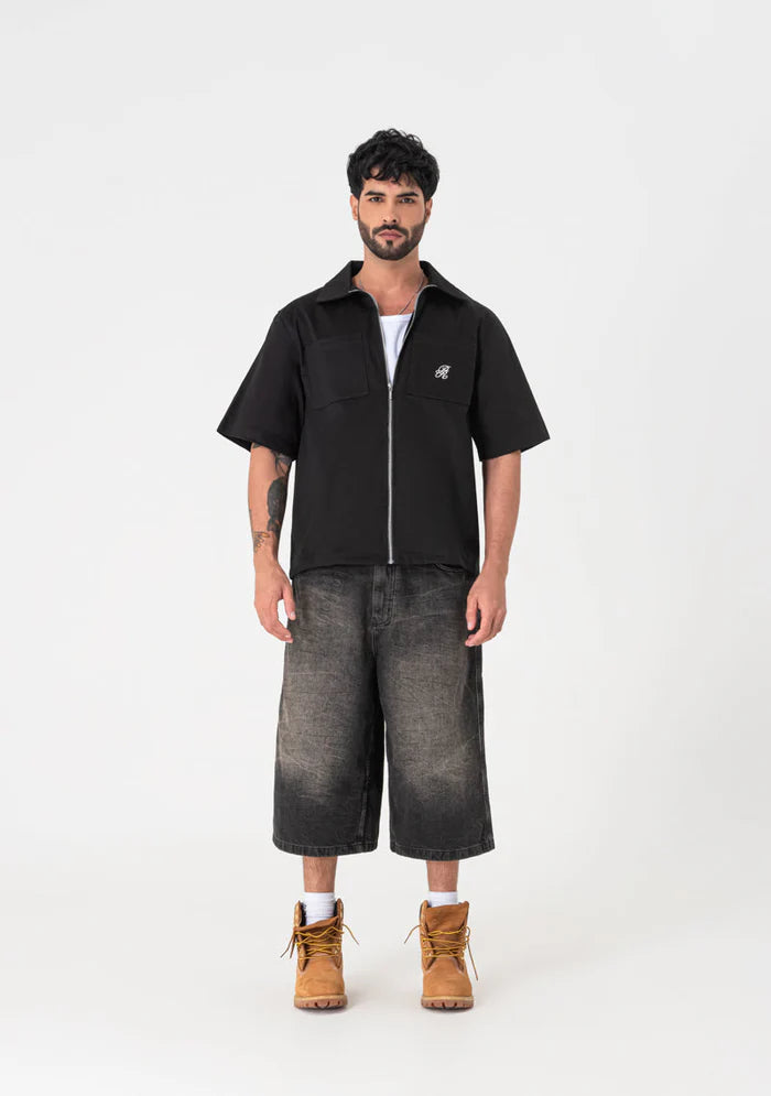 Pure Heraldic negra Shirt PUR18533