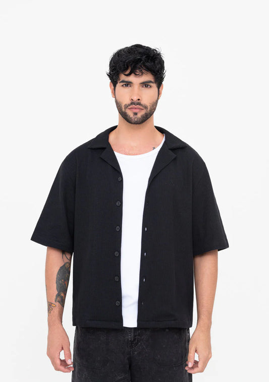 Pure Áurea black shirt PUR18592