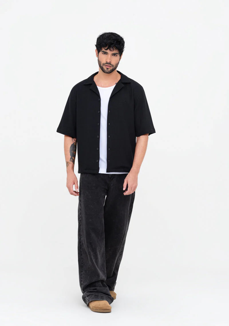 Pure Áurea black shirt PUR18592