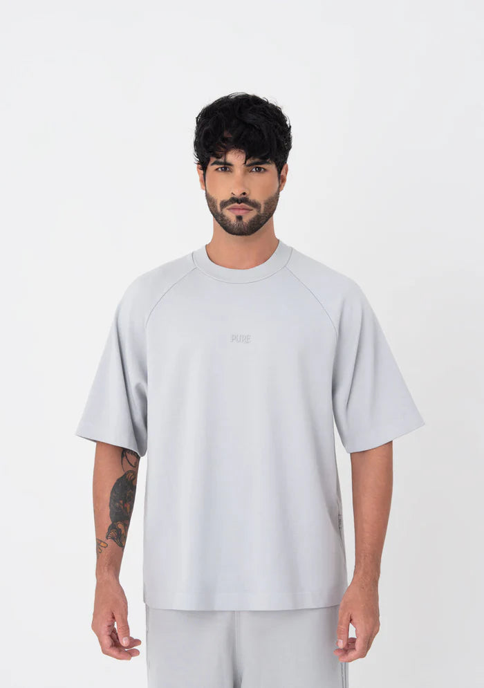 Pure Atelier Box Grey T-shirt PUR19154