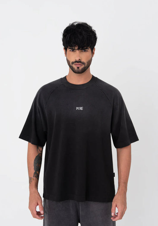 Pure Atelier Box Black T-shirt PUR19155