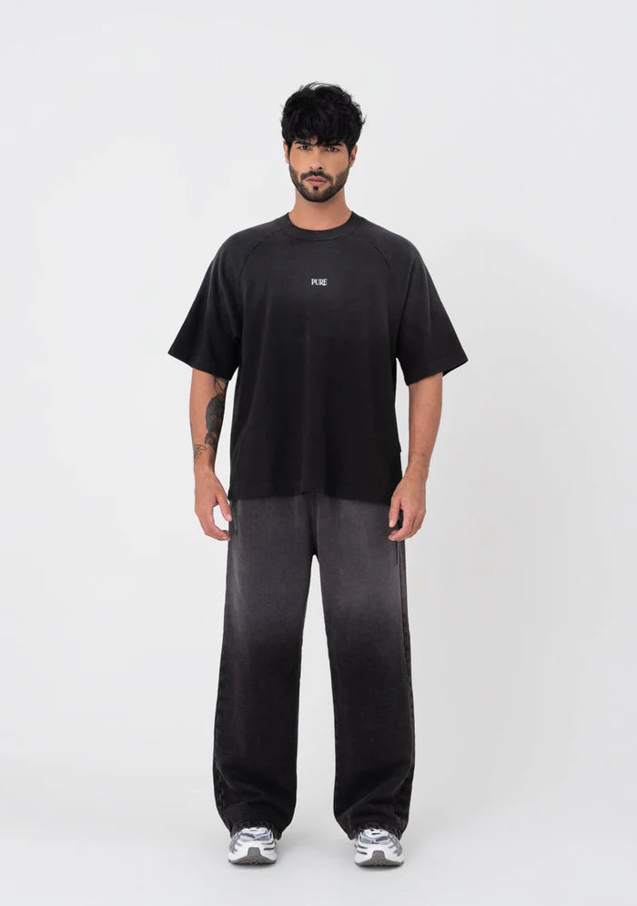 Pure Atelier Box Black T-shirt PUR19155