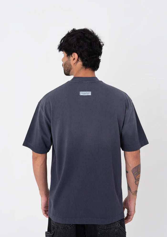 Pure Atelier blue Washed t-shirt PUR19159