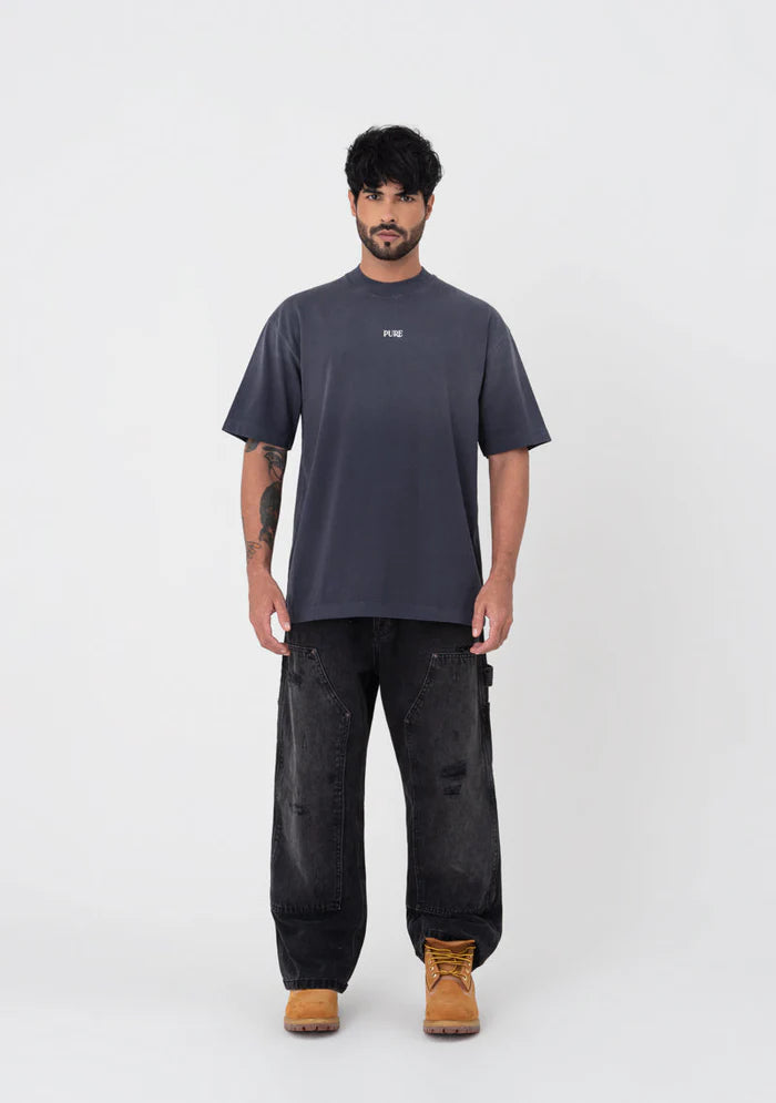 Pure Atelier blue Washed t-shirt PUR19159