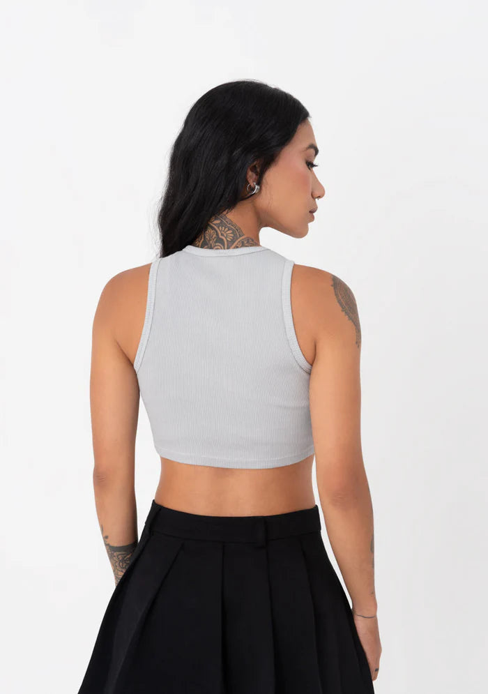 Pure Atelier Grey Crop top PUR19169