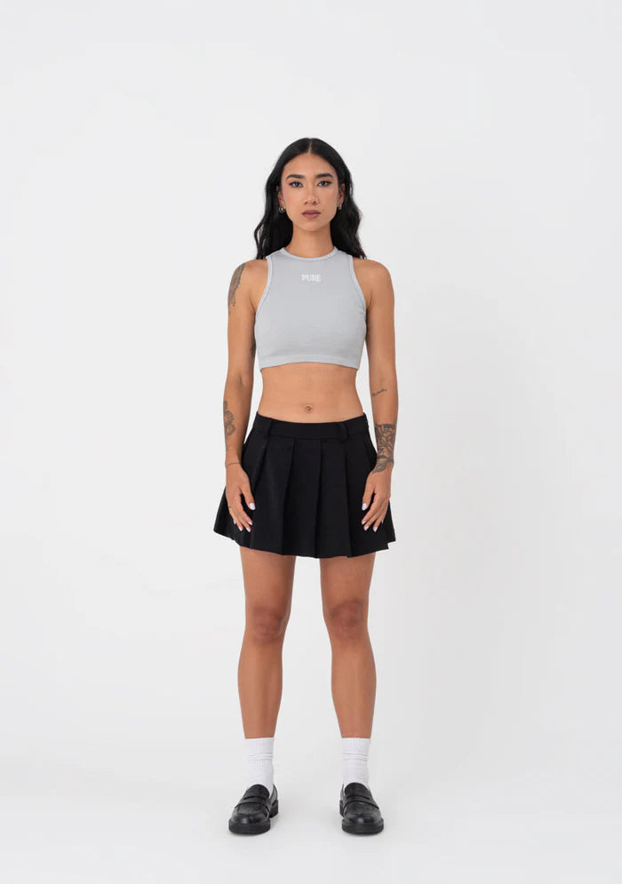Pure Atelier Grey Crop top PUR19169