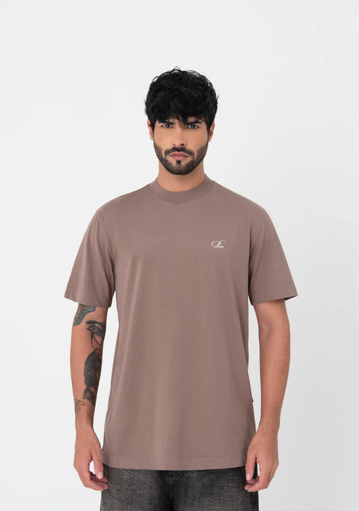 Pure Atelier regular brown t-shirt PUR19172