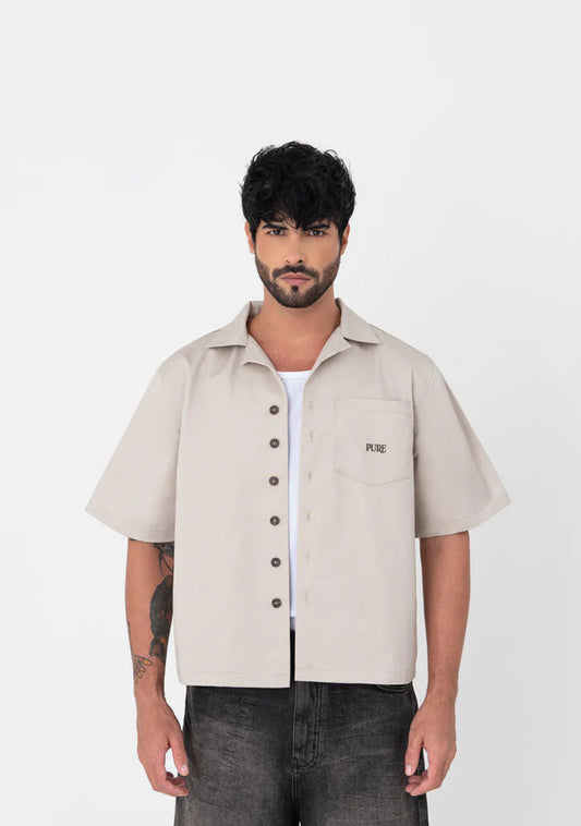 Pure Atelier Taupe Shirt PUR19233