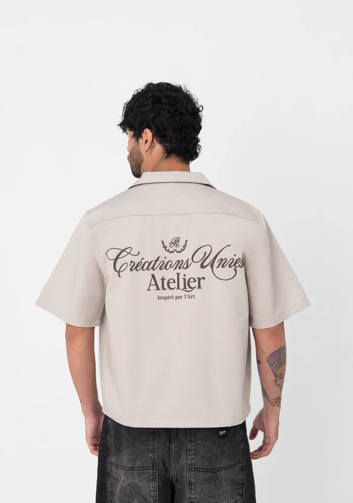 Pure Atelier Taupe Shirt PUR19233