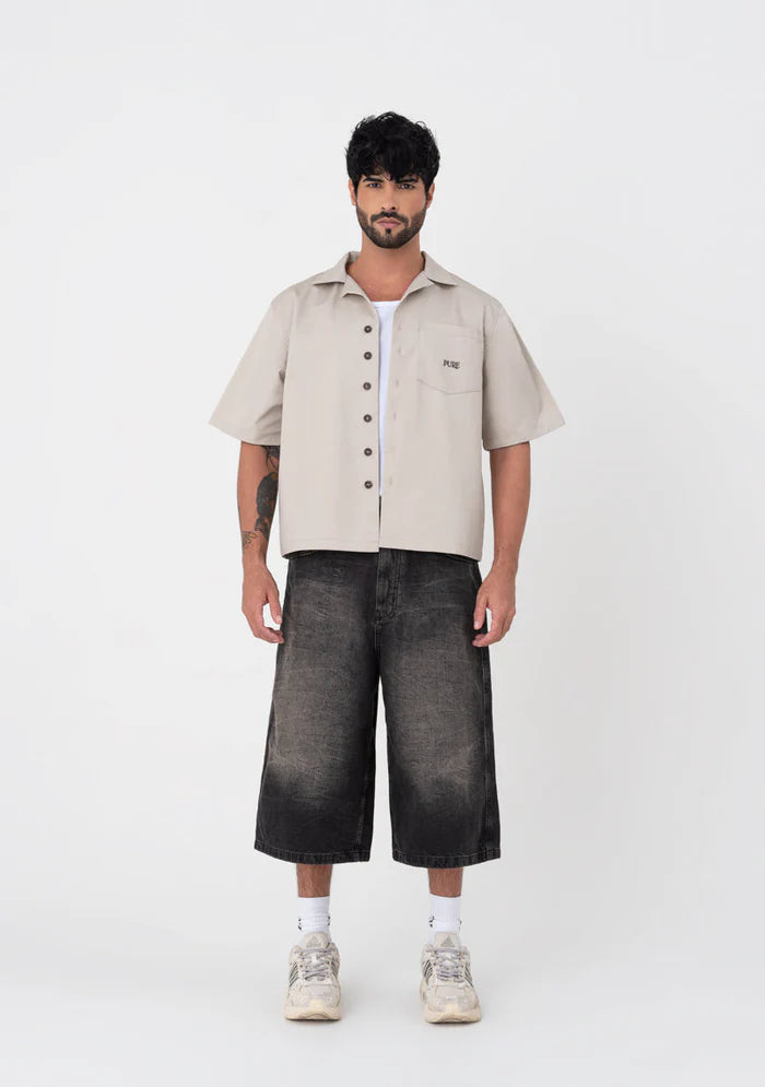 Pure Atelier Taupe Shirt PUR19233