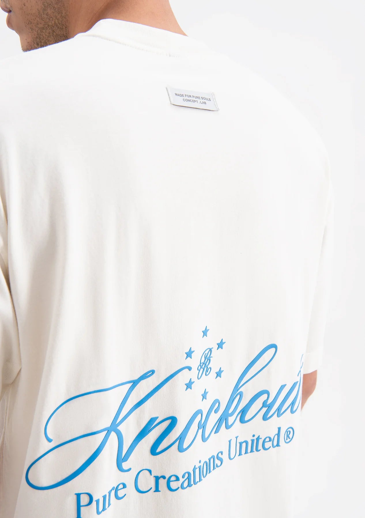 Pure knockout cream t-shirt PUR19466