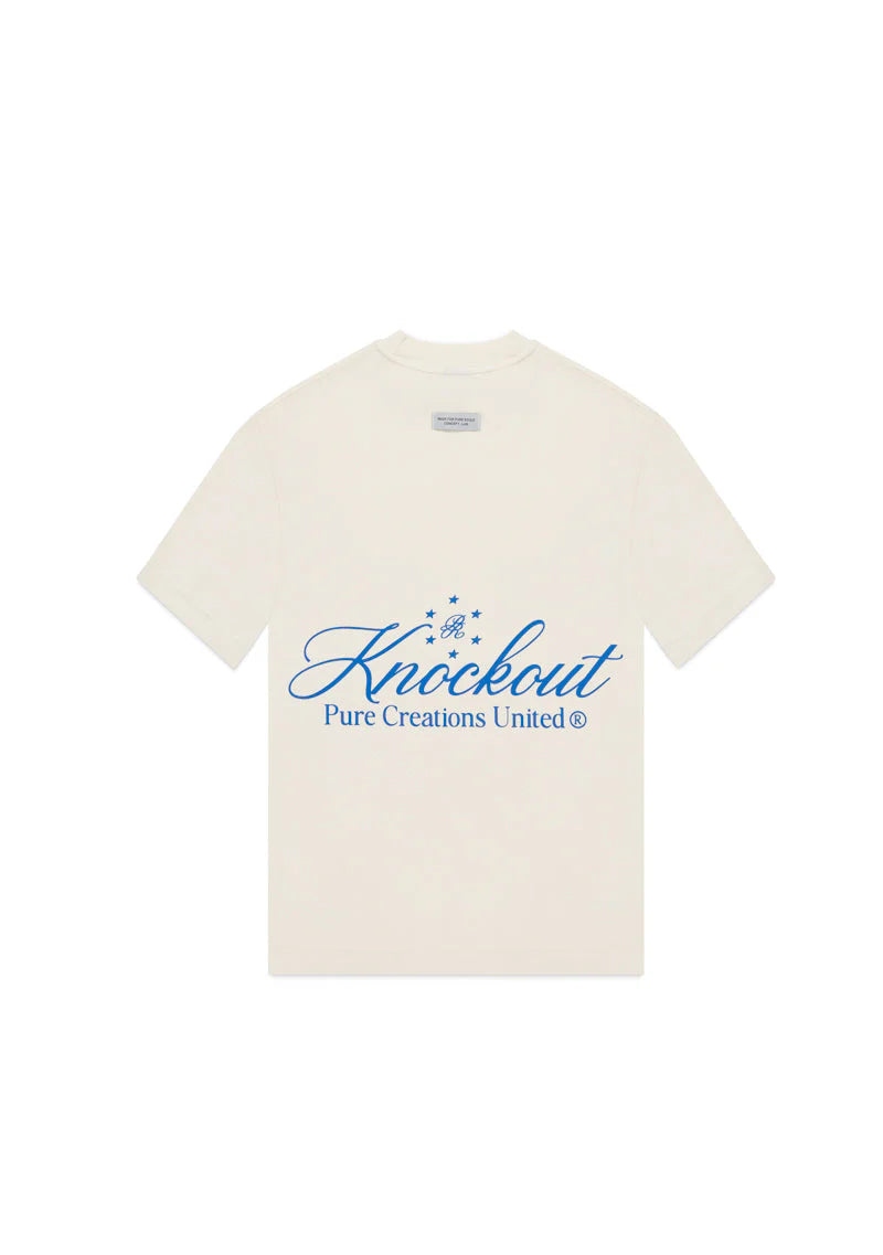 Pure knockout cream t-shirt PUR19466