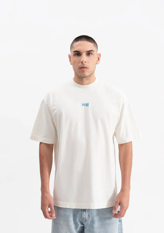 Pure knockout cream t-shirt PUR19466