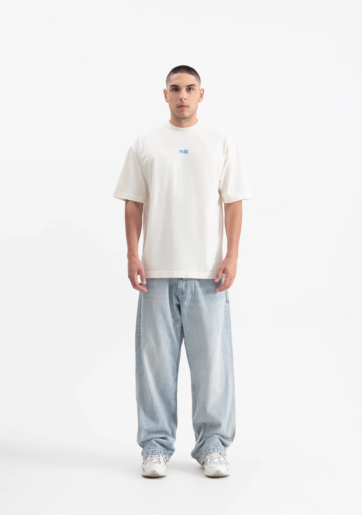 Pure knockout cream t-shirt PUR19466