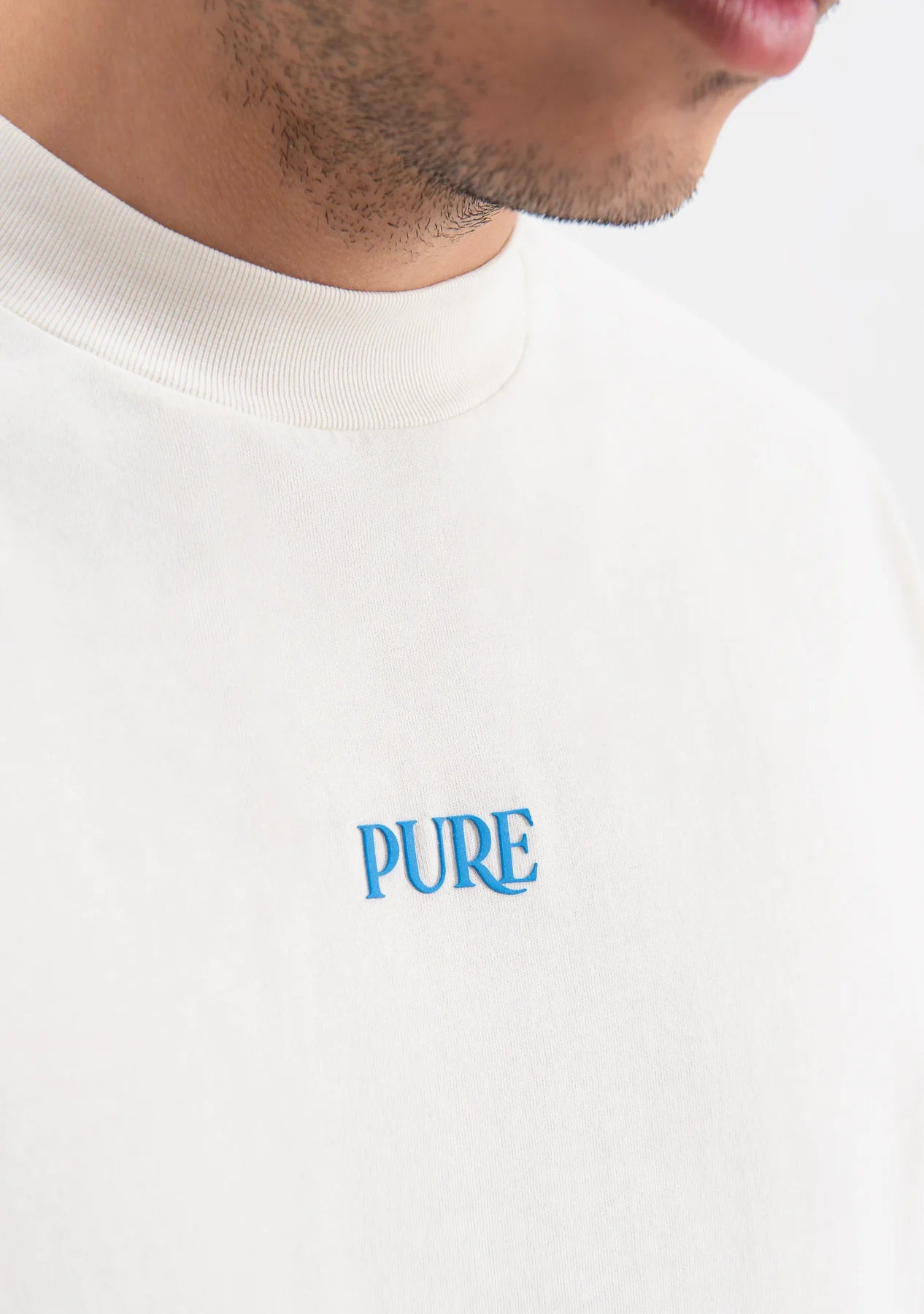 Pure knockout cream t-shirt PUR19466