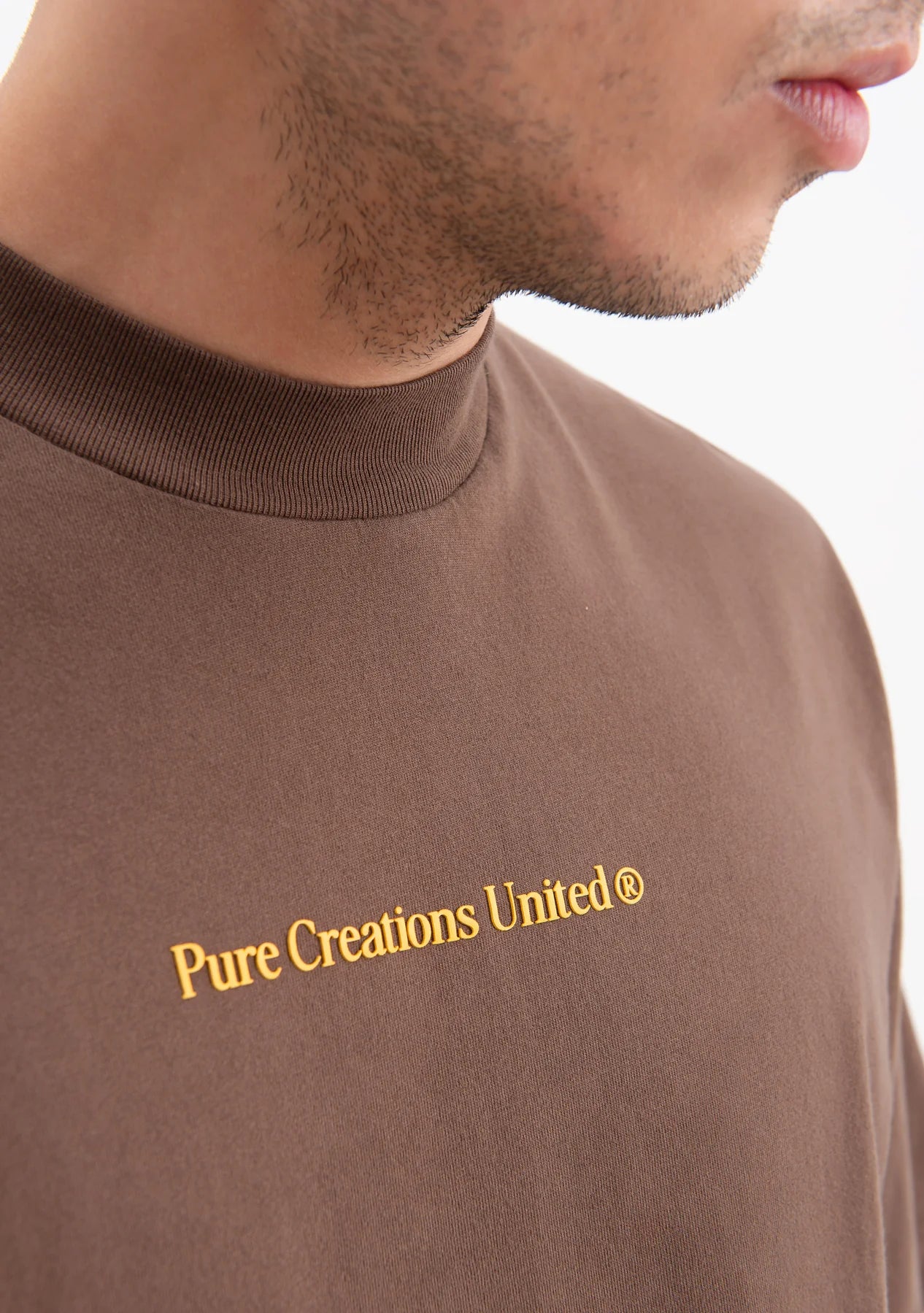 Pure knockout brown t-shirt PUR19468
