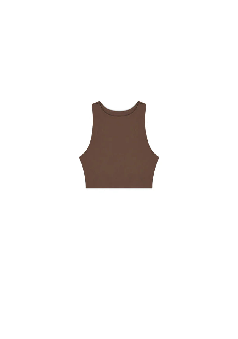 Pure x Livin brown top PUR19483