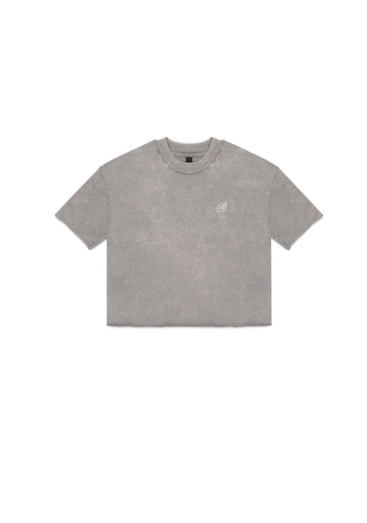 Pure Knockout grey crop top PUR19491