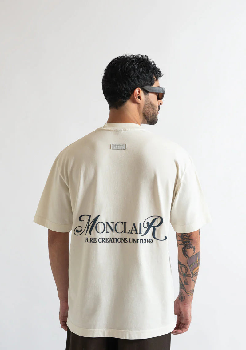 Pure Monclair cream t-shirt PUR19774