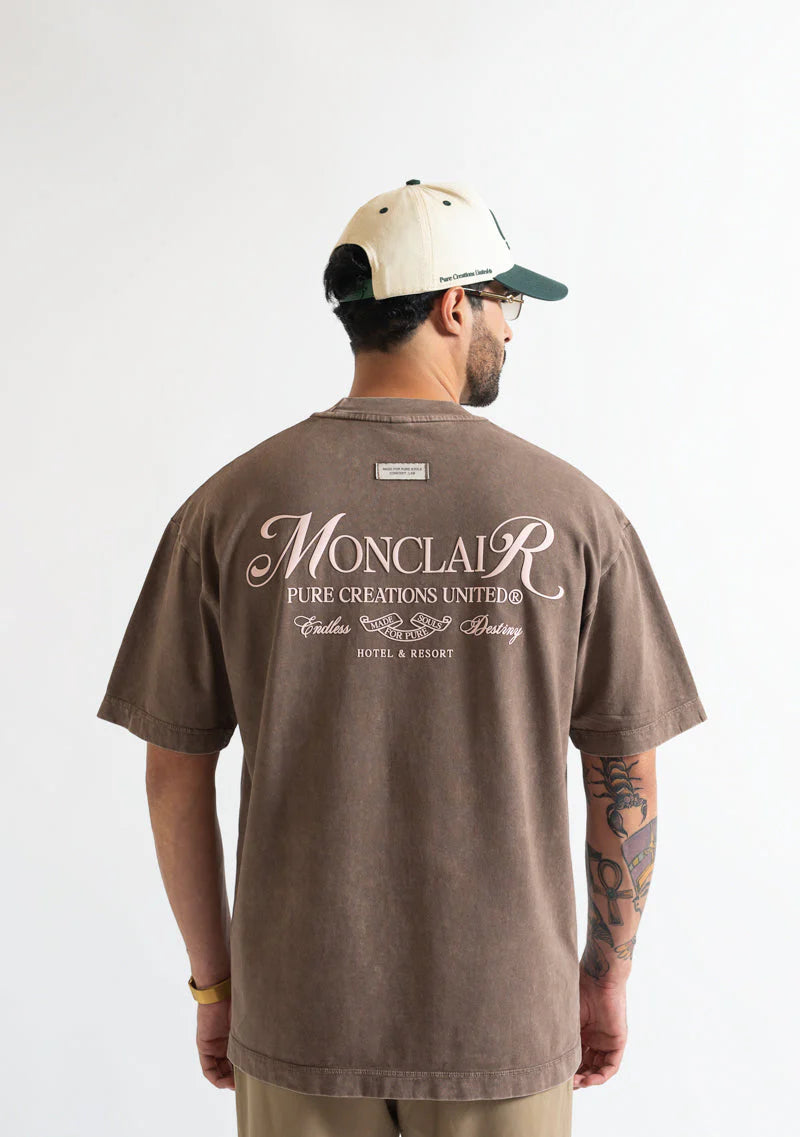 Pure Monclair Brown T-shirt PUR19776