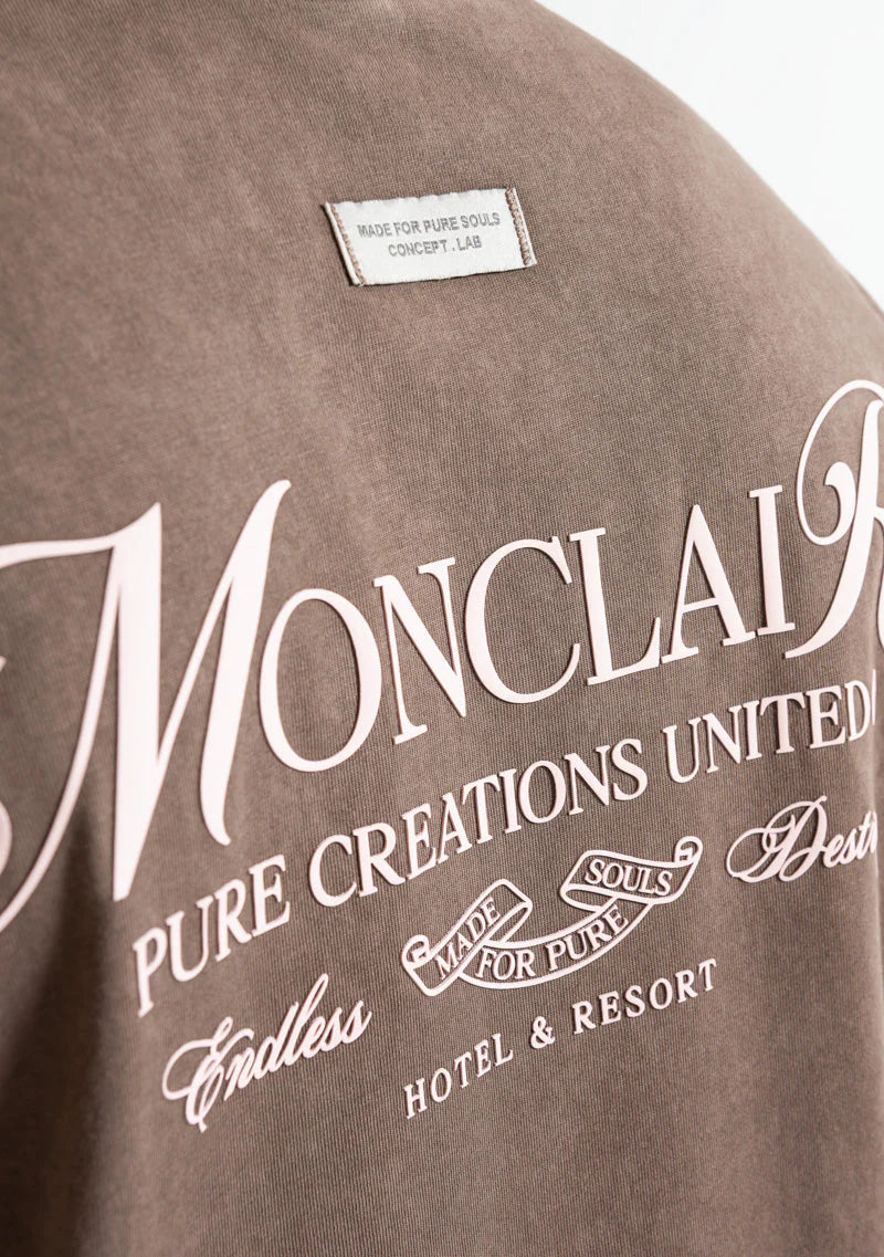 Pure Monclair Brown T-shirt PUR19776
