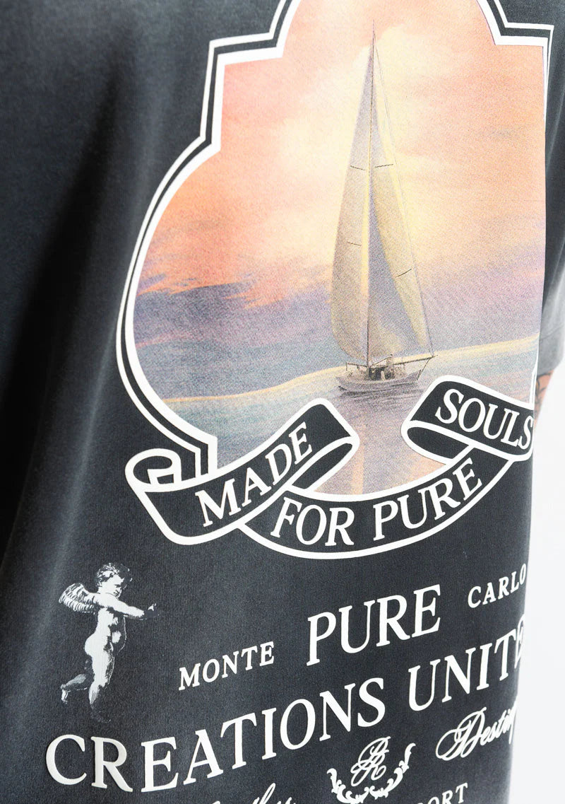 Pure Monclair boat t-shirt PUR19779