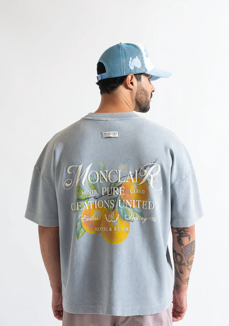 Pure Monclair blue t-shirt PUR19780