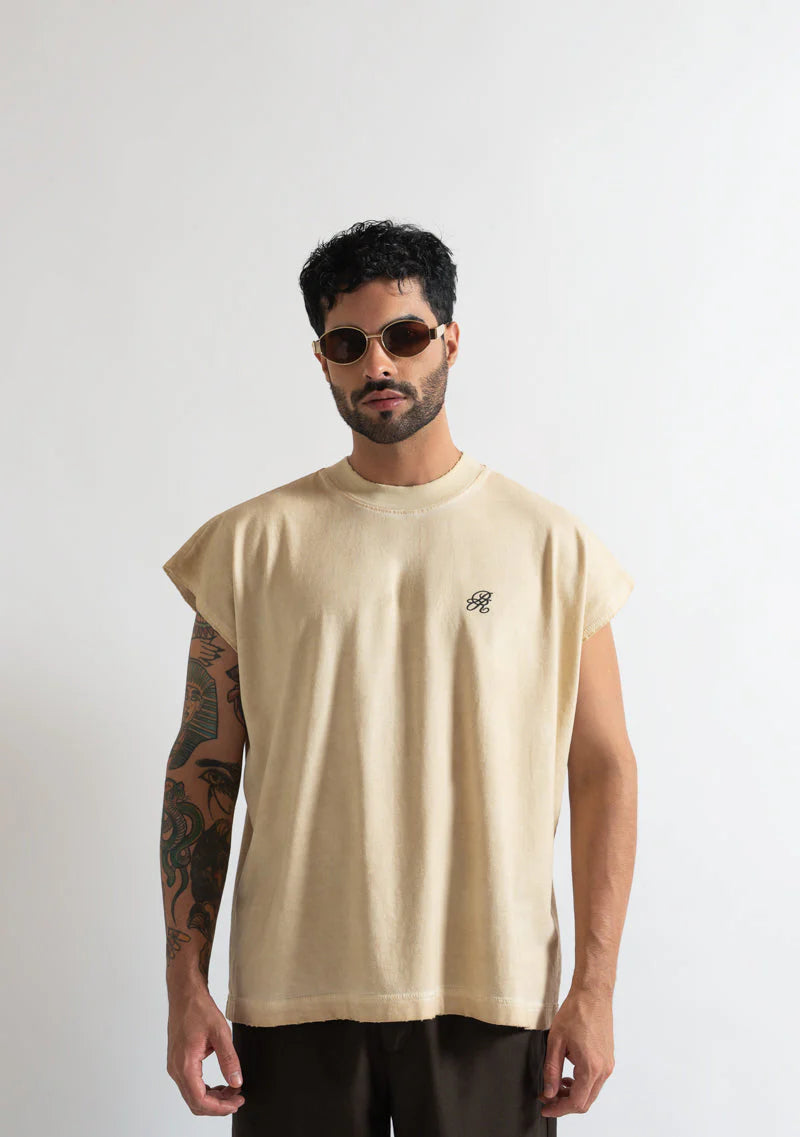 Pure monclair cream tank PUR19782