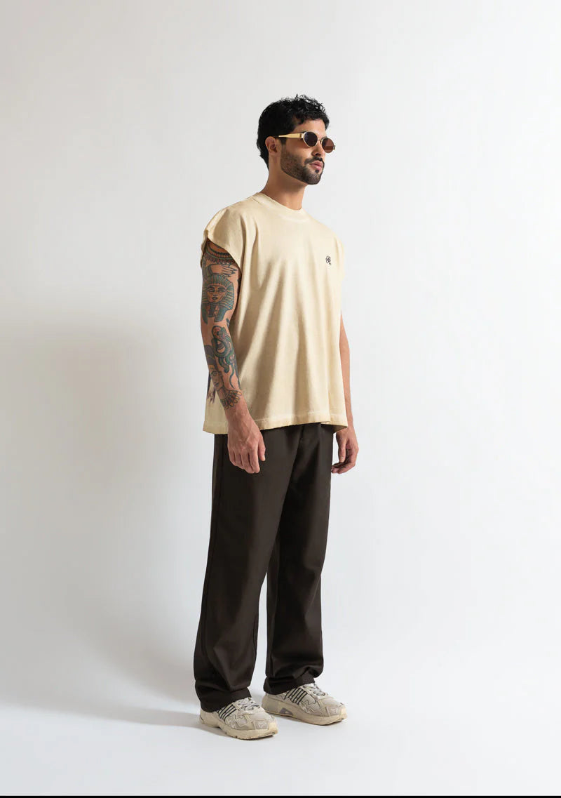 Pure monclair cream tank PUR19782