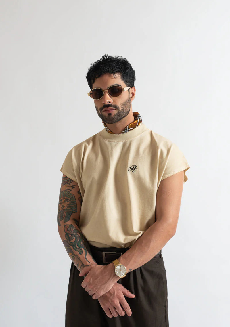 Pure monclair cream tank PUR19782