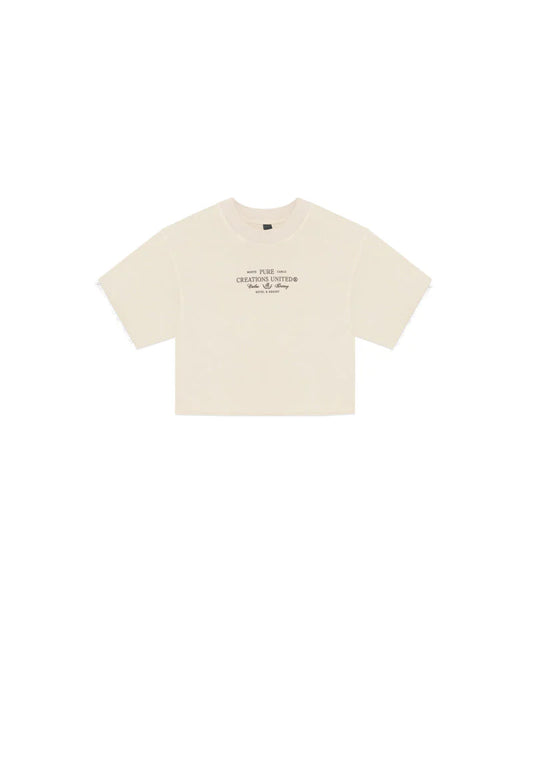 Pure Monclair taupe Crop top PUR19786