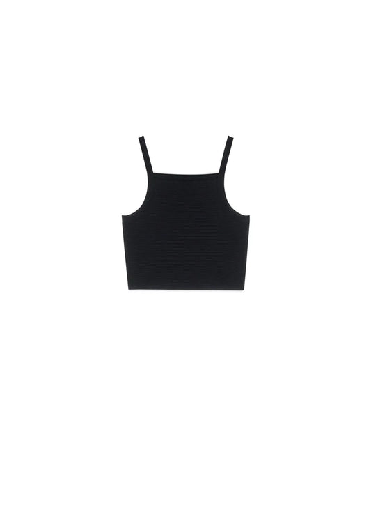 Pure Monclair black crop top PUR19790