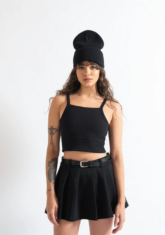 Pure Monclair black crop top PUR19790
