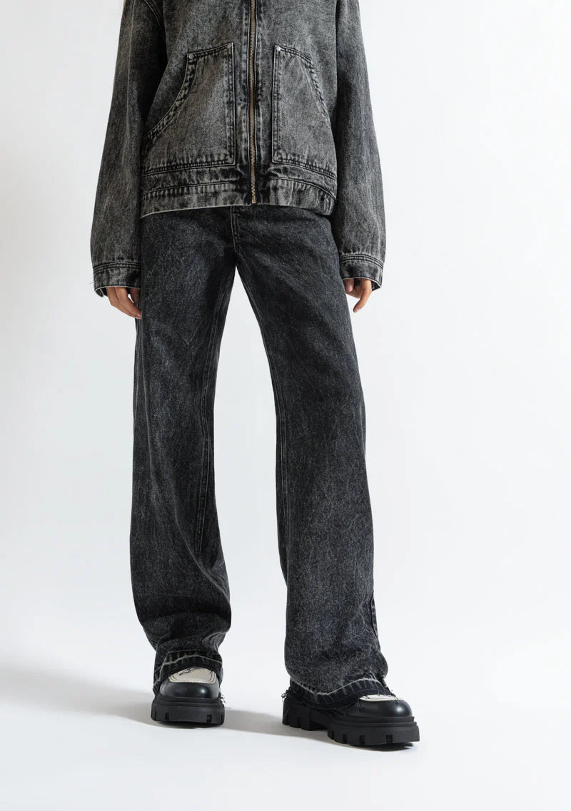 Pure Monclair washed black jean PUR19803