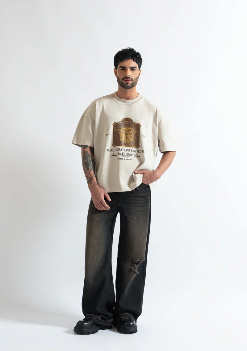 Pure Monclair washed black brown jean PUR19804