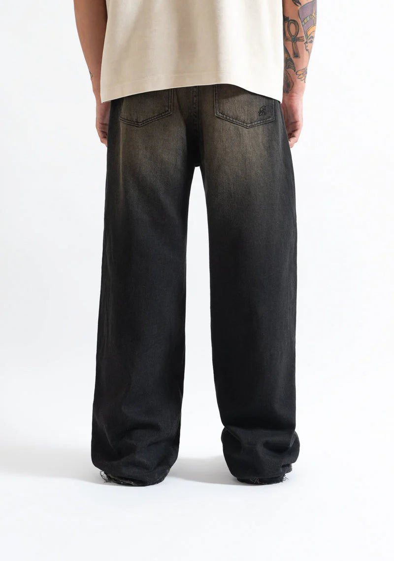 Pure Monclair washed black brown jean PUR19804